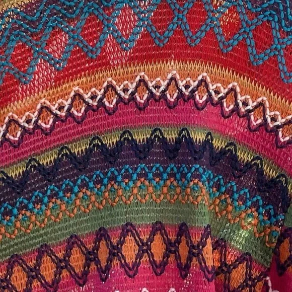 Multicolor Striped Knit Dress size XL NEW - Picture 7 of 7